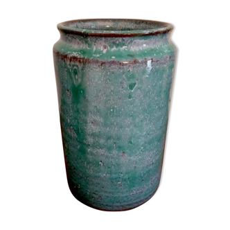 Pot vase earthenware pottery of the black valley Verneuil