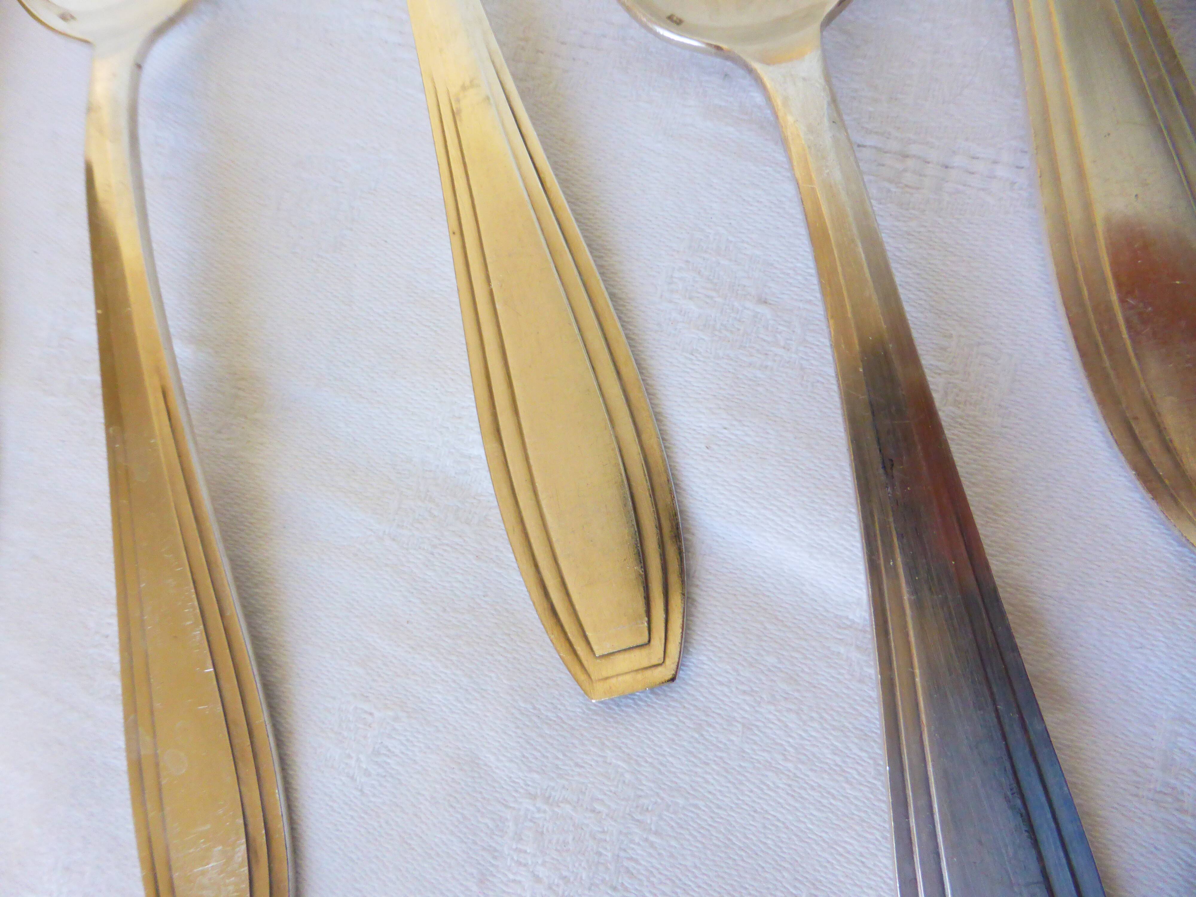 6 Apollo Art Deco style tablespoons 2106237