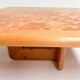 Beechwood mosaic inlaid coffee table, 1970s