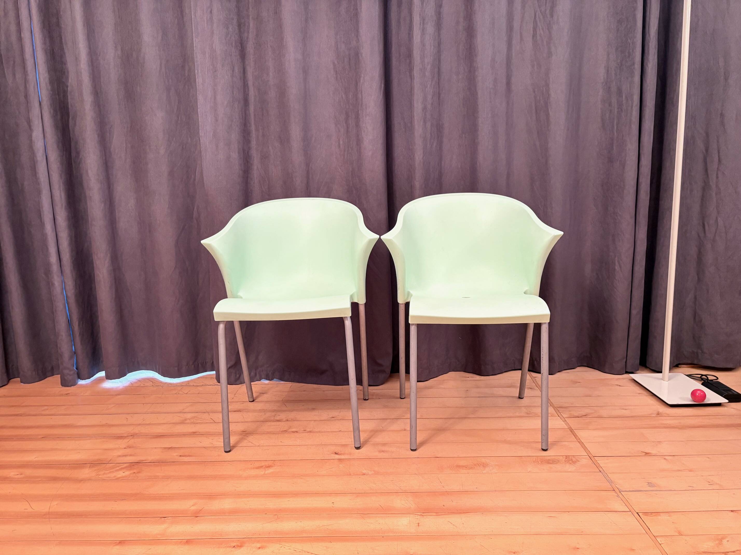 Pair of Bla Bla Bla chairs designed by Marco Maran for Parri A. & CO.