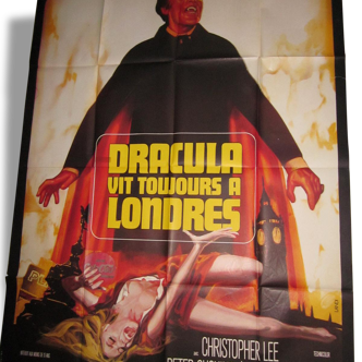 Poster Dracula still lives in London.