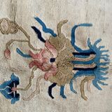 Vintage Square Carpet Art Deco from Beijing China