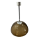 Temde amber acrylic pendant lamp, Switzerland, 1970s