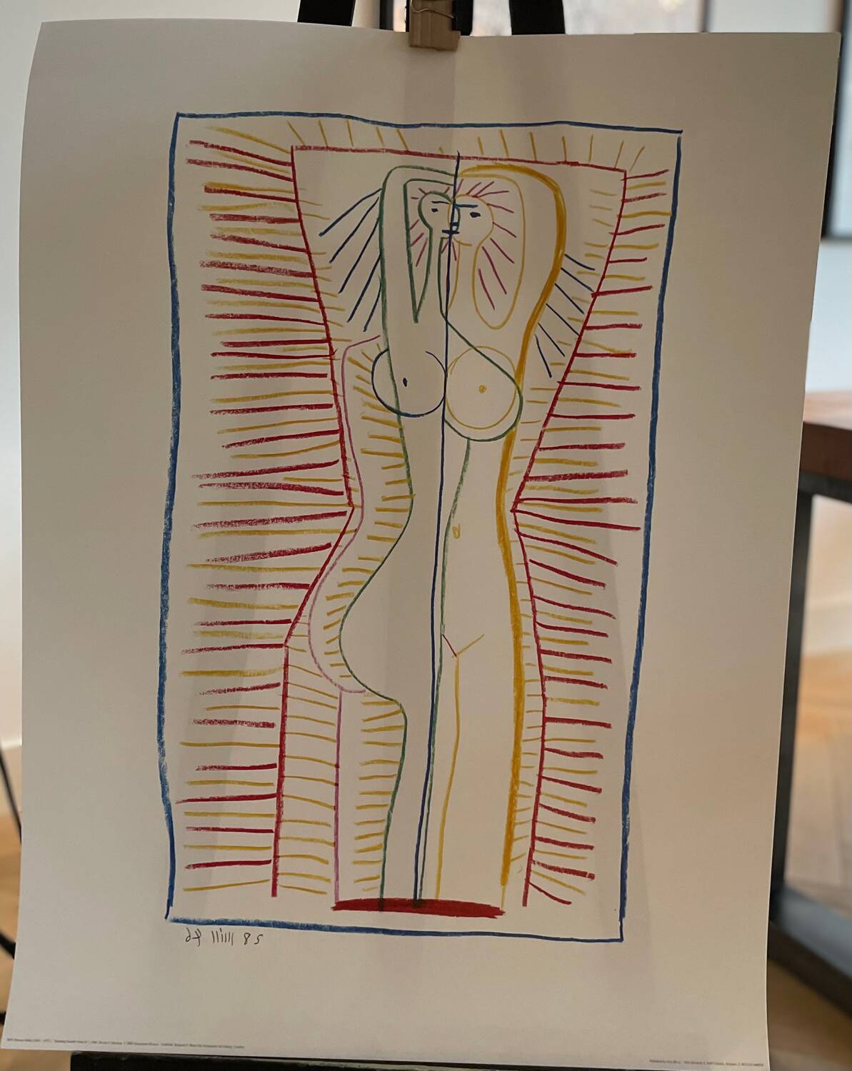 Pablo Picasso (1881-1973), Standing Female Nude II, 1946, published by Acte, 2004 Succesion Picasso, SABAM,Belgium