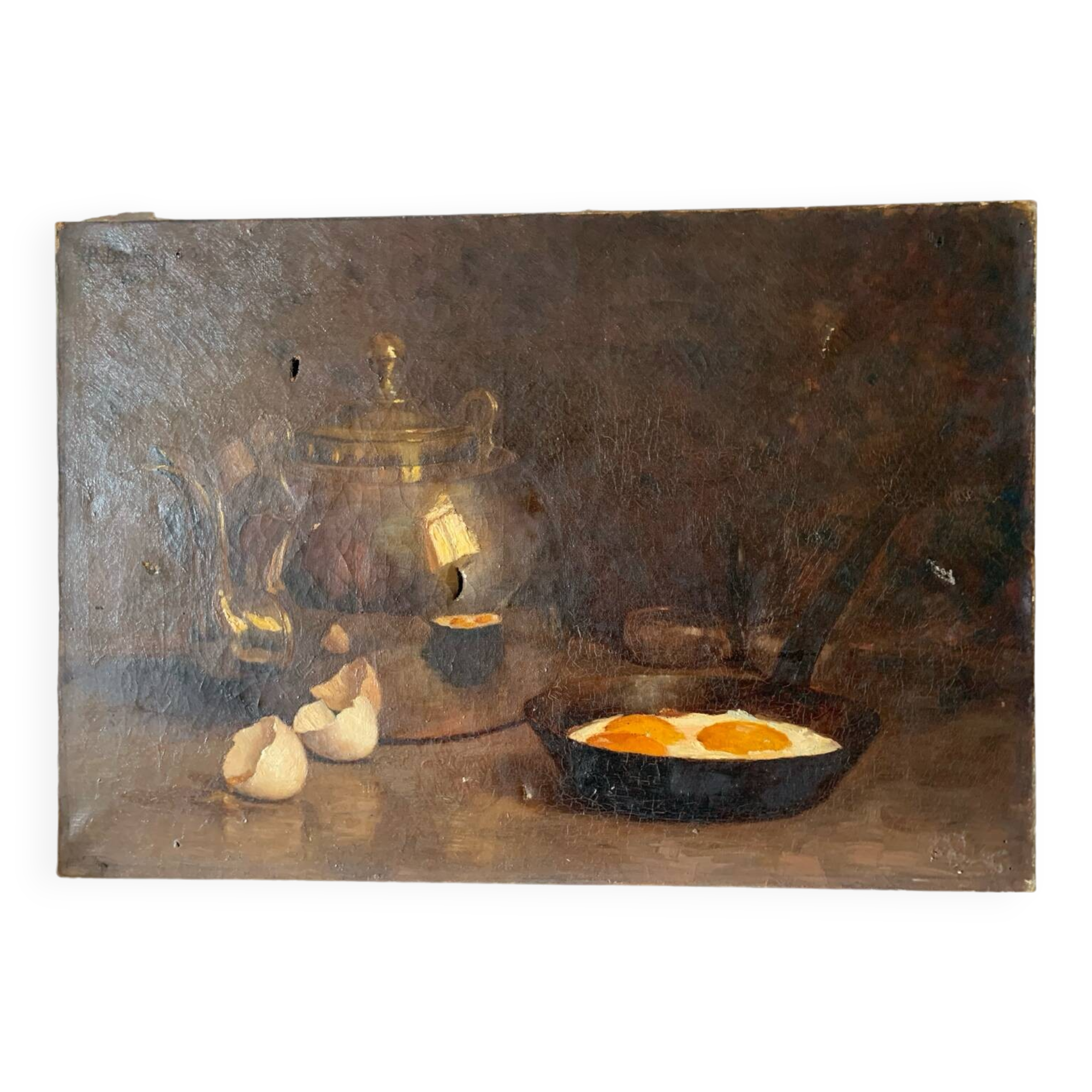 Old nature painting mirte kitchen