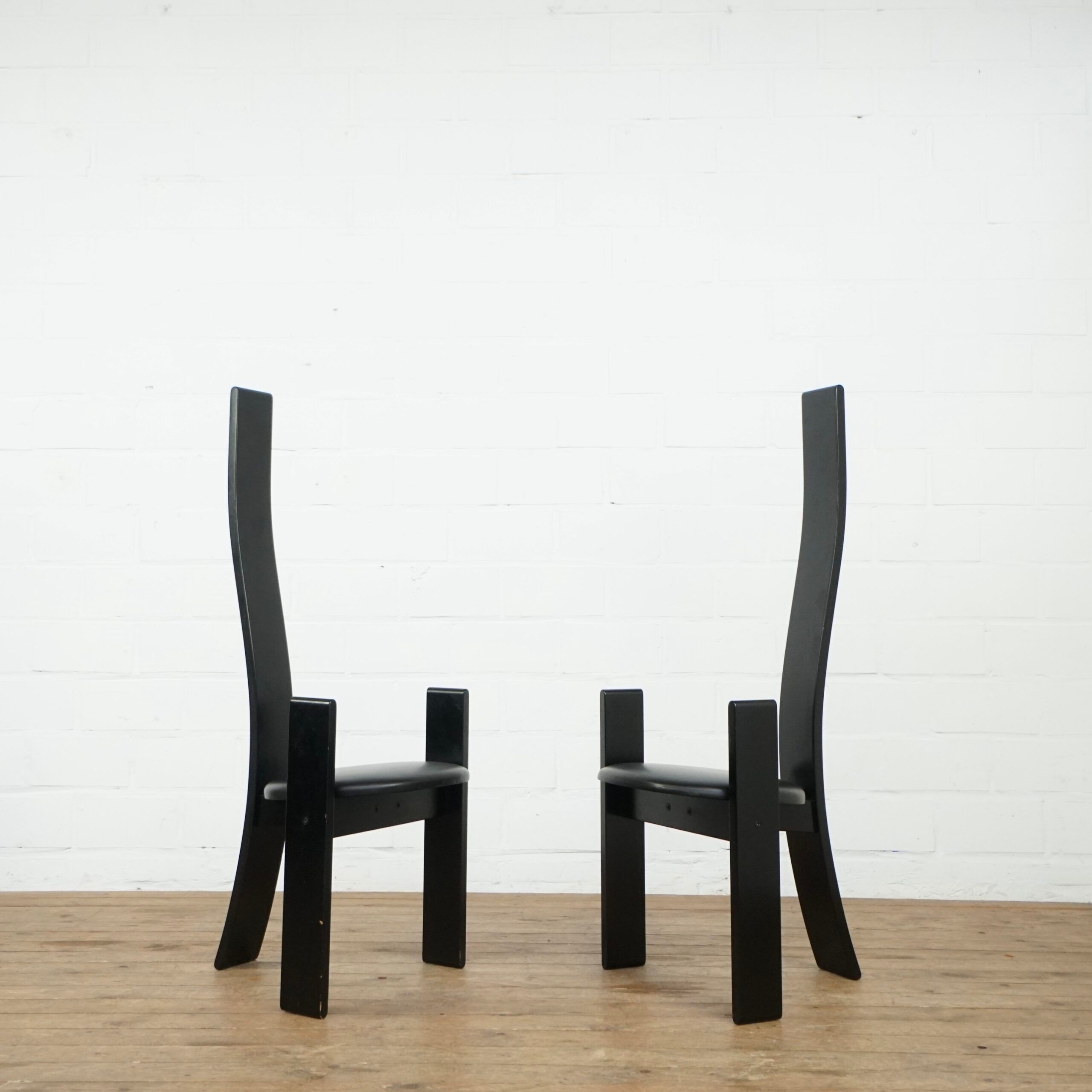 Set of 6 Golem chairs by Vico Magistretti