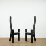 Set of 6 Golem chairs by Vico Magistretti