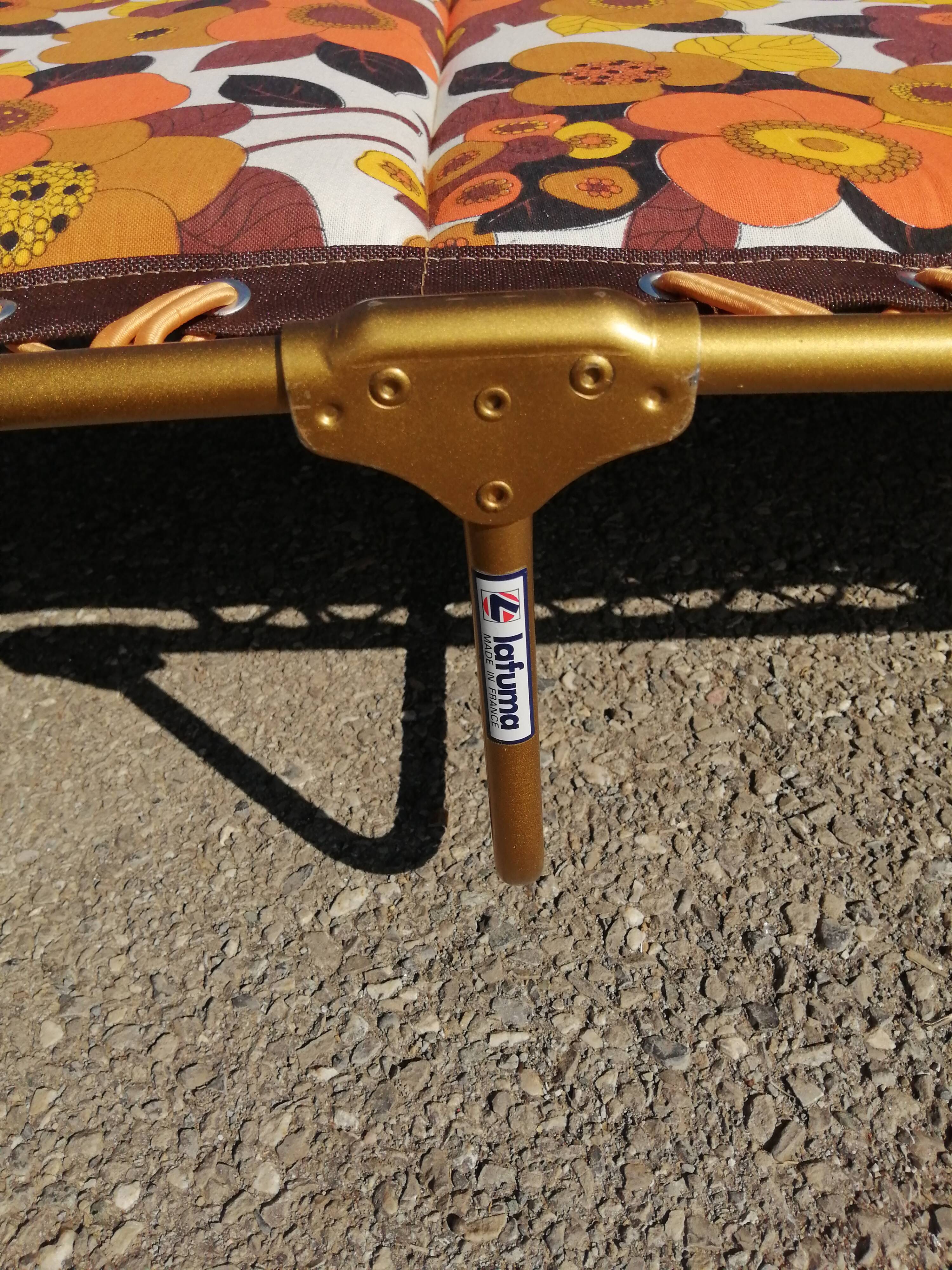 Pair of sun loungers Vintage Lafuma 1970 - NEW