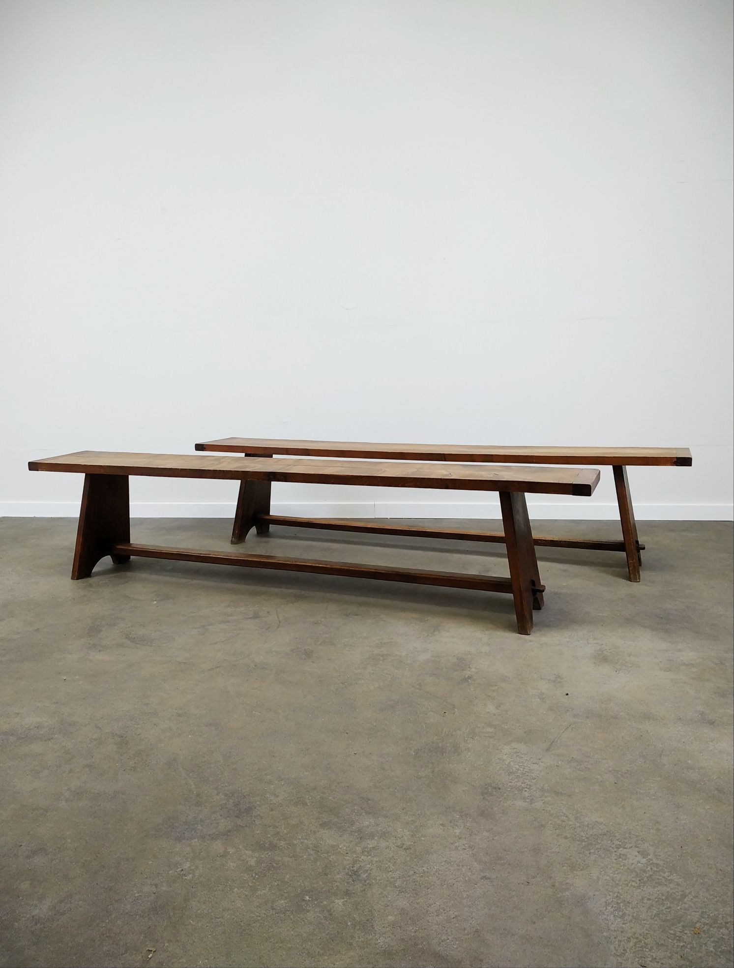Pair of farm benches 200 cm