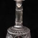 19th Century French Hand Blown Decanter with F letter engraved