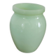 Small vase in green opaline.