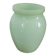 Small vase in green opaline.