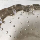 Daum Nancy France, bubbled ashtray or empty pocket, Circa 1930.