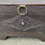 Small orientalist wooden chest shirazi india persia