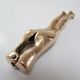 Massive brass anthropomorphic nutcracker vintage woman legs