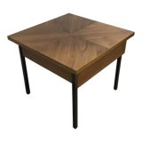 60s 70s teak sewing box sewing table utensilio coffee table mid century 60s