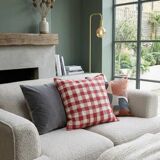 Cotton plaid cushion cover - 50cmx50cm