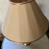 Ceramic and metal table lamp