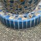 Large antique mosaic pot, 70cm high, from the 1960s