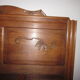 1950s oak headboard
