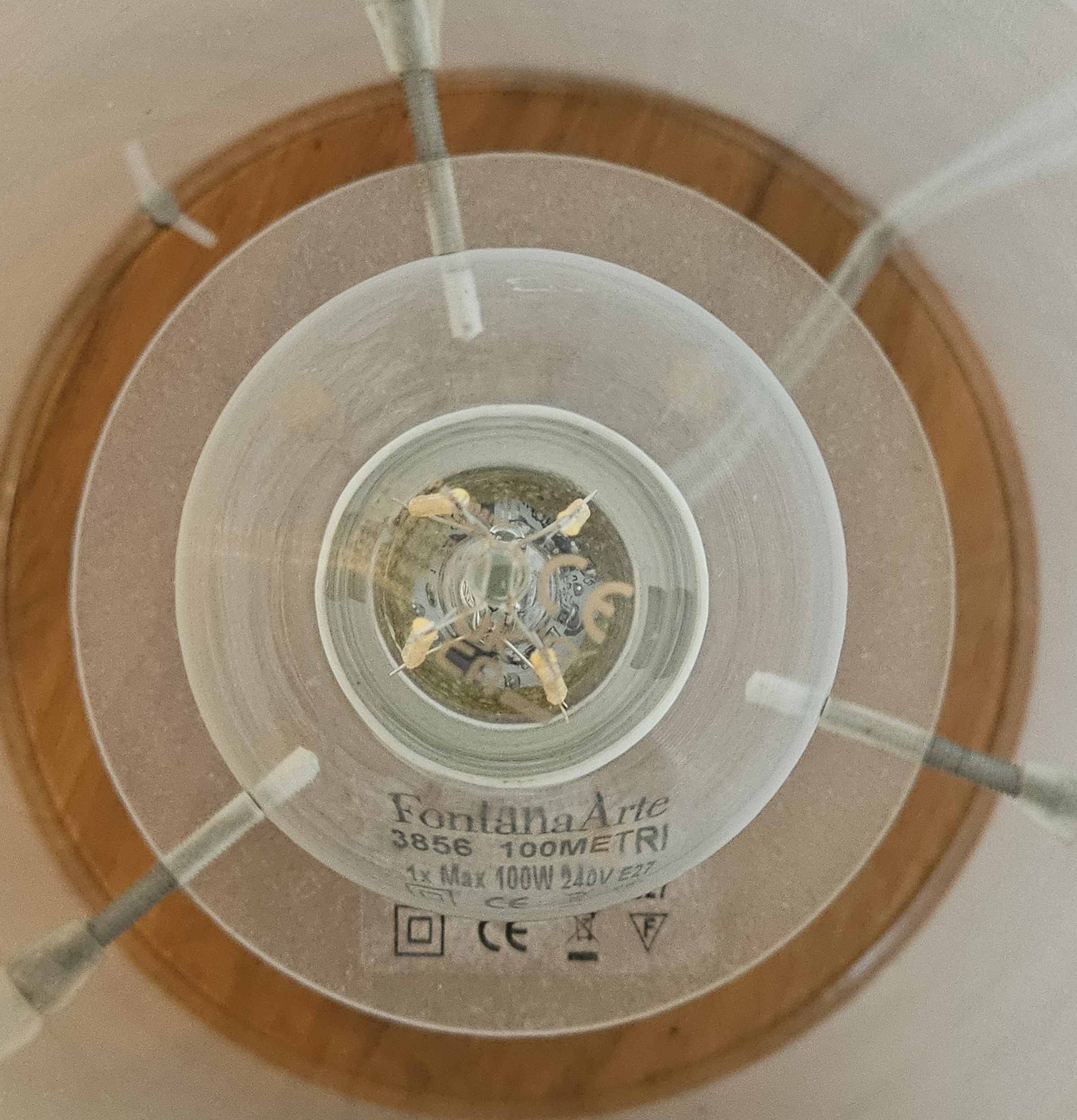 Alberto Zecchini for FontanaArte - model 3856 lamp from the 100 metri range