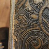 Old triptych mirror/barber mirror