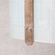 Italian brass and glass pendant light