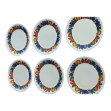 6 flat plates acapulco villeroy and bosch
