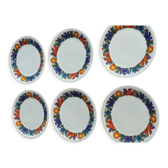 6 flat plates acapulco villeroy and bosch