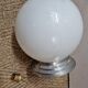 Ceiling lamp opaline ball from 1940
