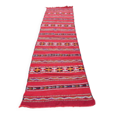 Tapis kilim : 260x79cm.