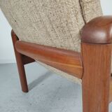 Pair of vintage Scandinavian teak chairs 1970s