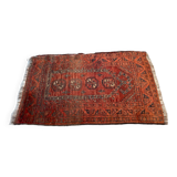 Red wool carpet