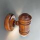 Danish pine wood wall sconce light