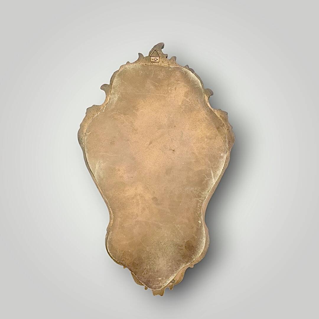 Antique Rococo style gilded resin wall mirror