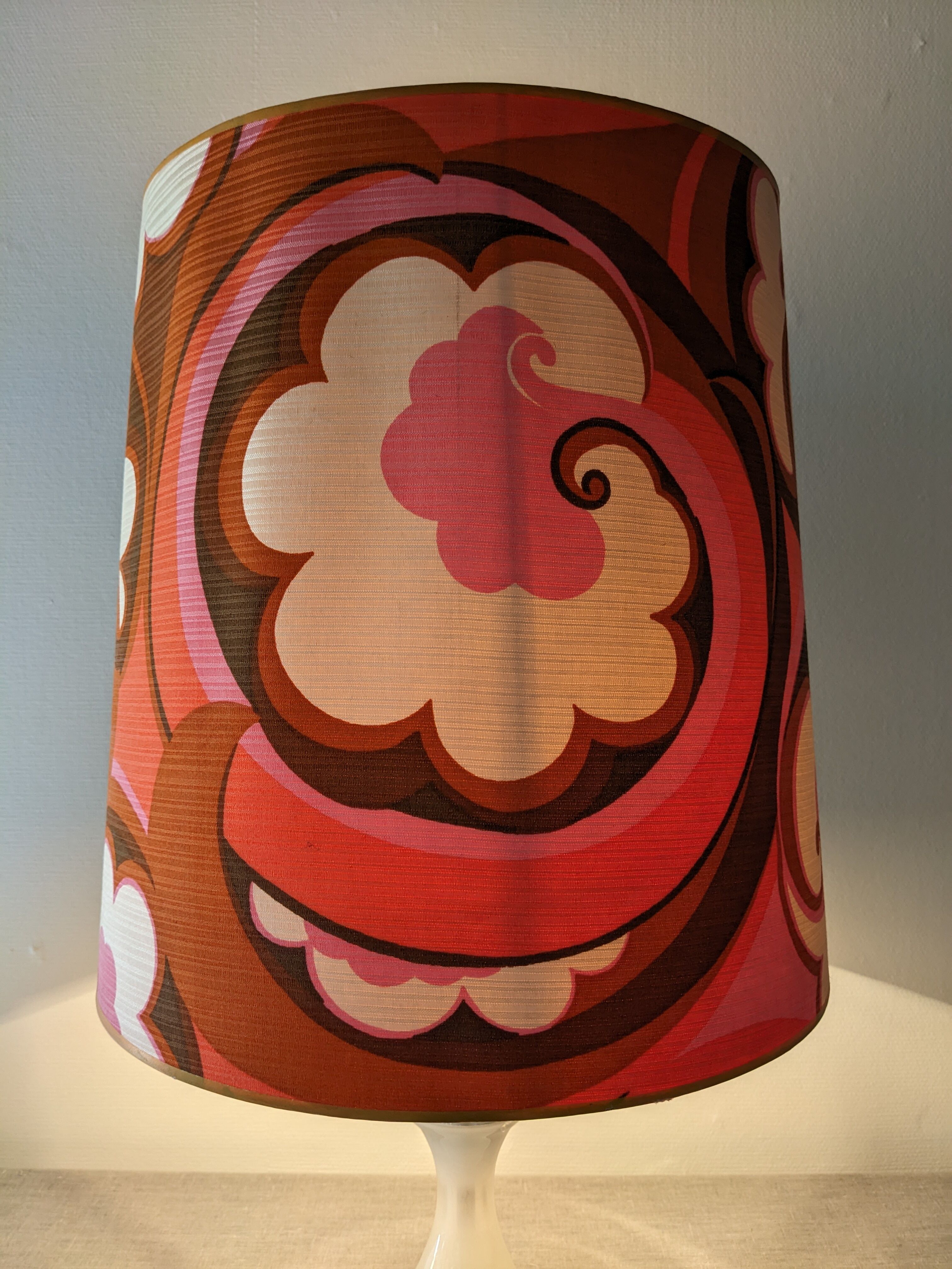 Glass lamp from the 60s/70s by Doria Leuchten