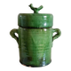 Large glazed ceramic pot