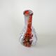 Glass vase, Italian design, 1970s, made in Italy