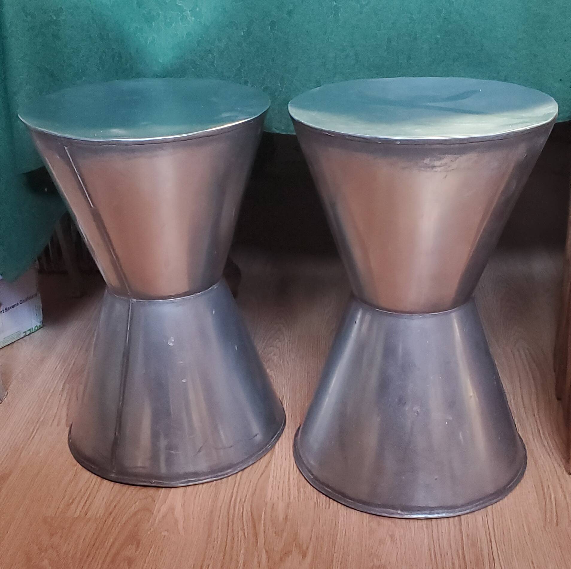 Tabouret tam tam en métal