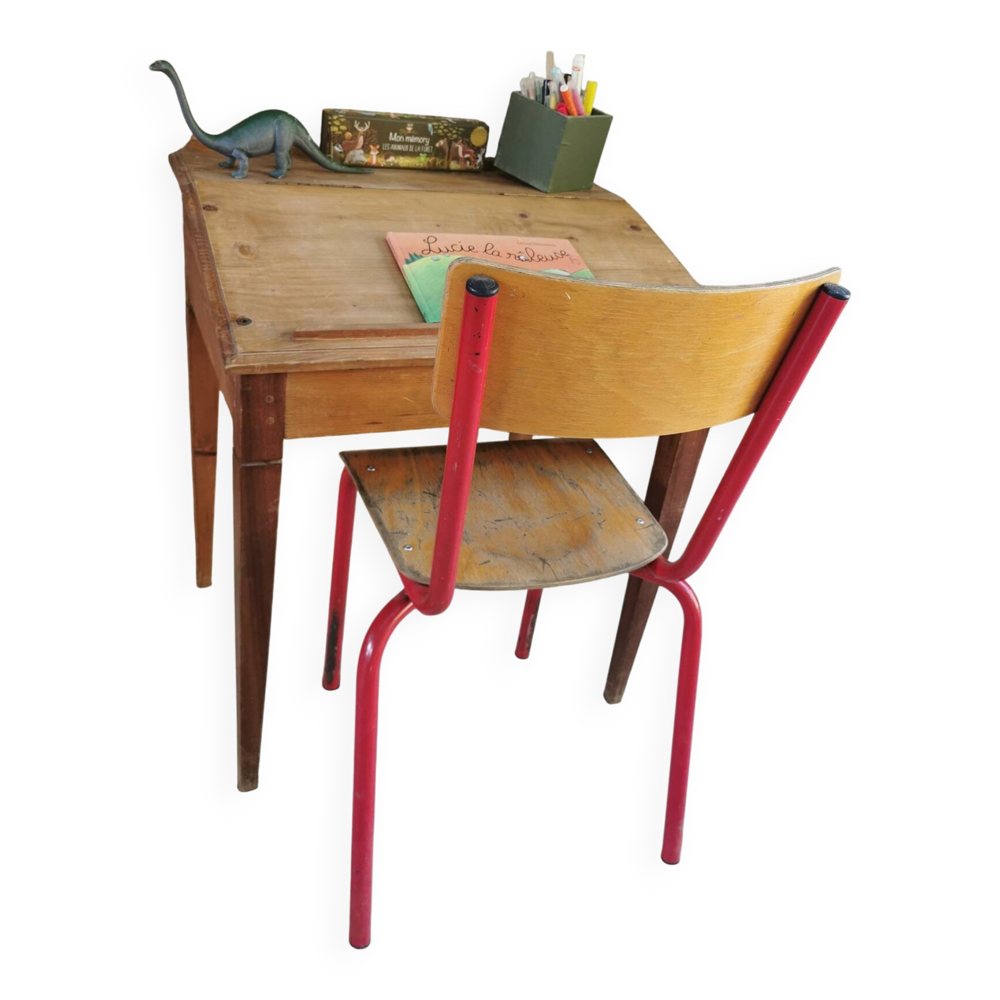 Wooden desk