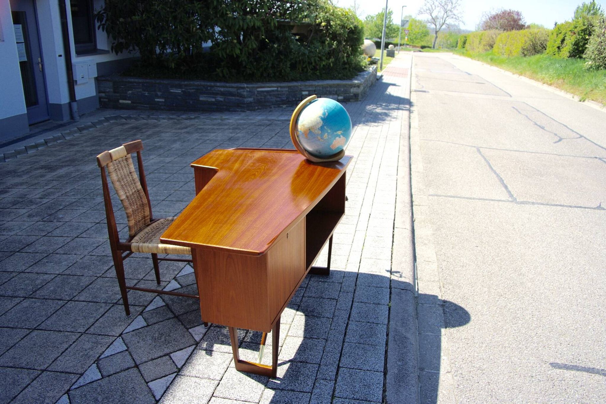 Vintage boomrang desk by peter lovig nielsen 1960s