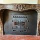 Louis XV fireplace in Burgundy stone with Danish stove