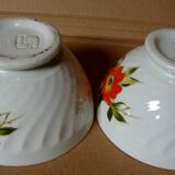 2 anciens bols vintage sarreguemines