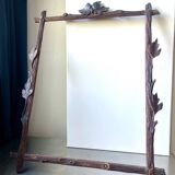 Cadre ancien en bois sculpté mesures 49 cm x 39 cm