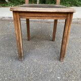 Art Deco chair in wood and brown