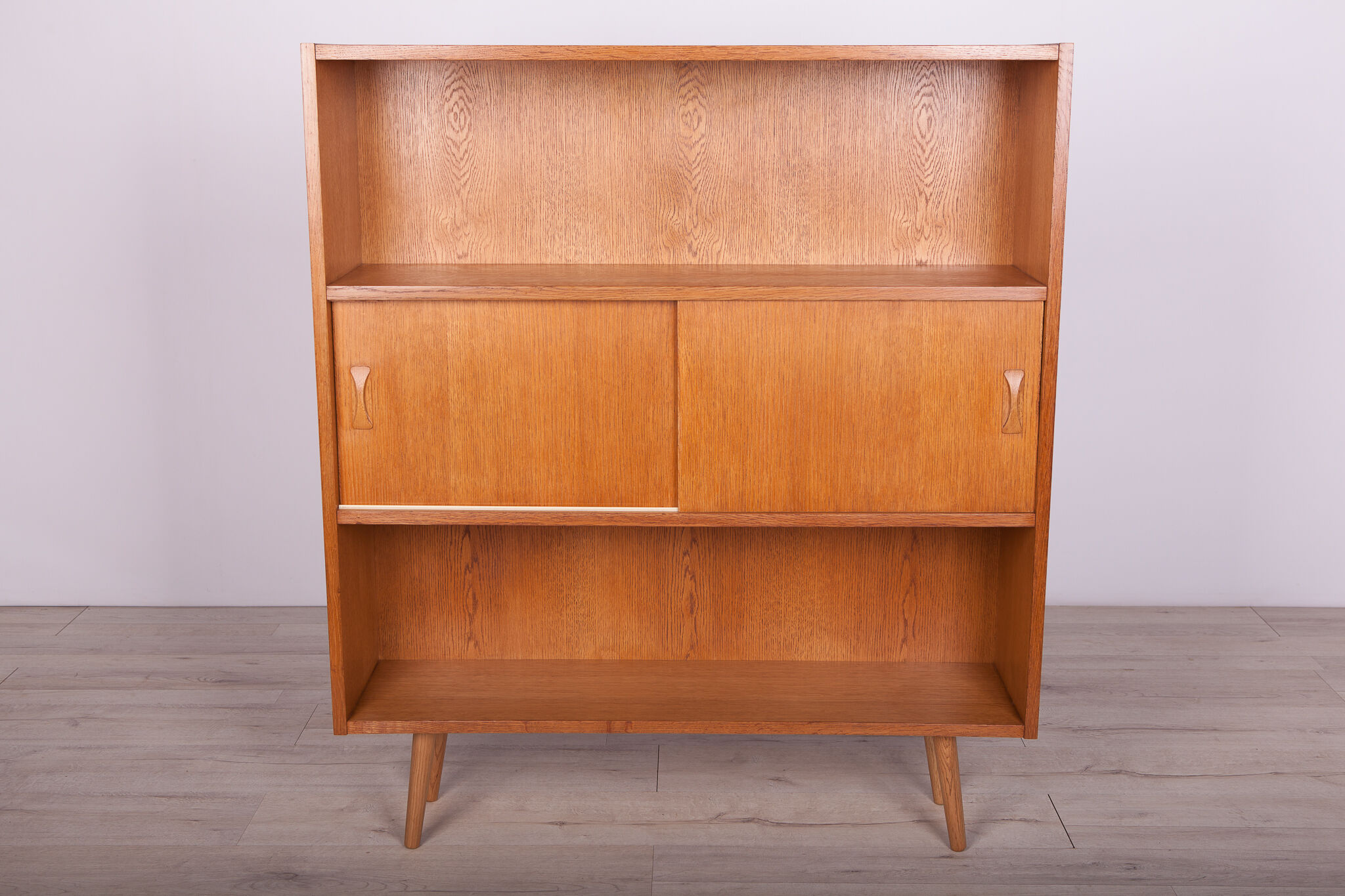 Mid-Century Danish Oak Shelf, 1970s