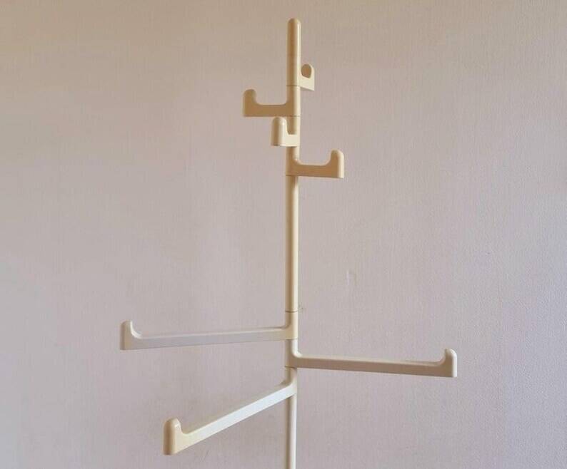 Midcentury Floor Coat Rack Gedy, Makio Hasuike, Italy, 1970s
