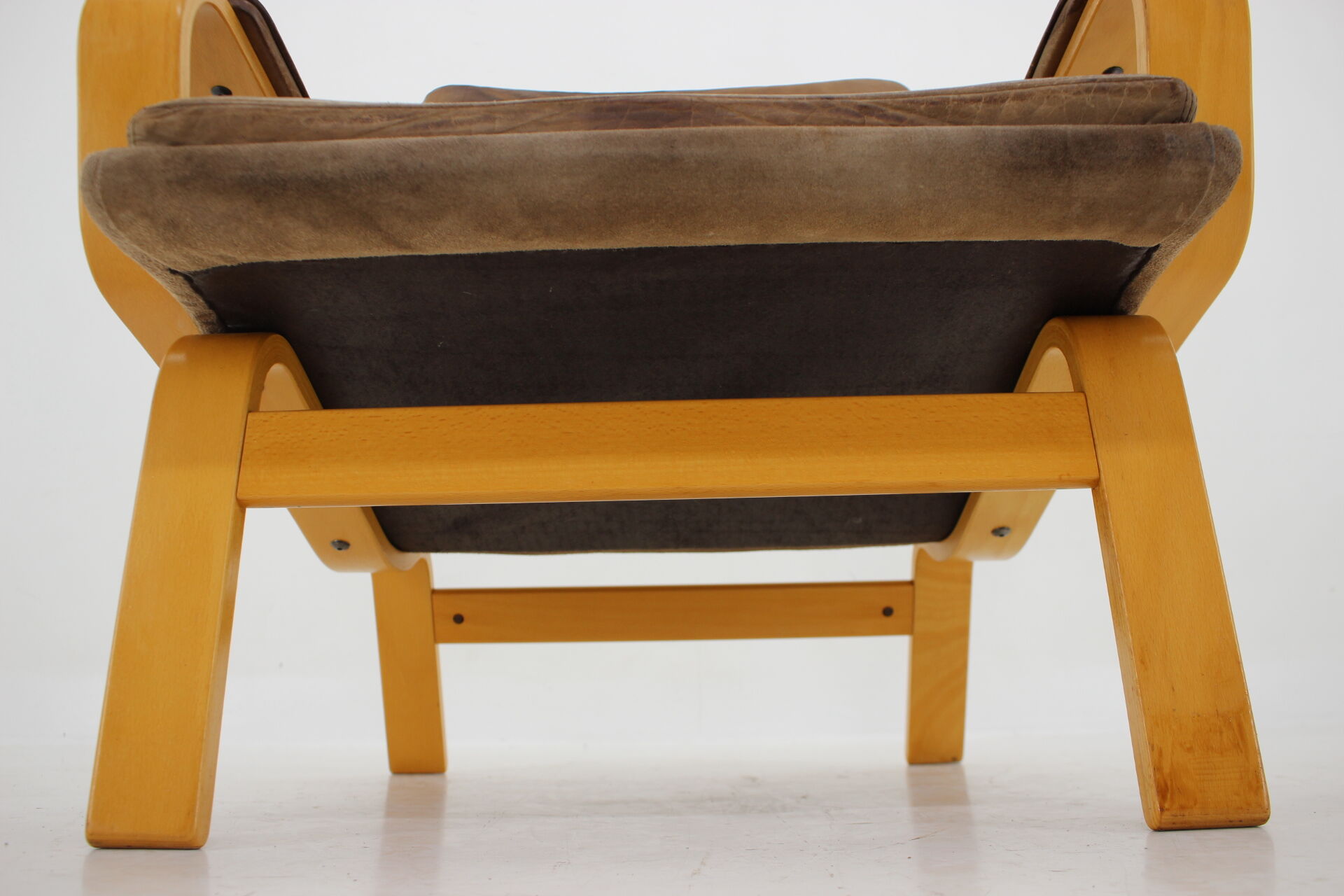 1970s Yngve Ekström "Contino" Leather Armachair,Sweden