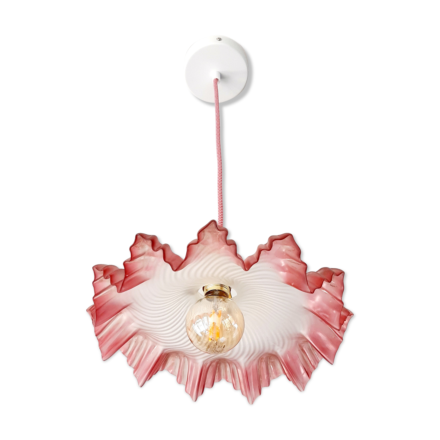 Pink vintage suspension