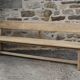 Paire de bancs bois, années 40